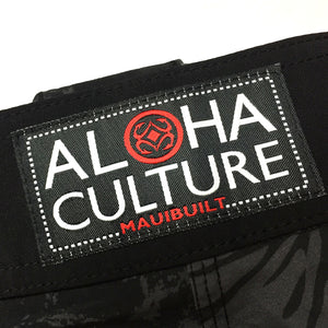 Maui Built Logo Tribal Board Short