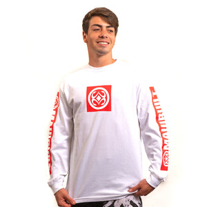 Maui Built Red Bar Logo Long Sleeve T-shirt