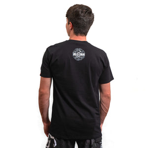 Maui Built Floral Aloha Circle Logo Modern Fit T-shirt