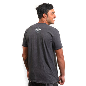 Maui Built Floral Aloha Circle Logo Modern Fit T-shirt