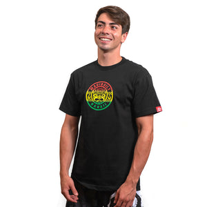 Maui Built Tribal Rasta Tiki T-shirt