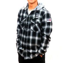 Load image into Gallery viewer, Maui Built Hooded Flannel Shirt