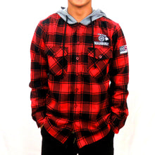 Load image into Gallery viewer, Maui Built Hooded Flannel Shirt
