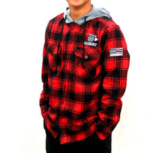 Load image into Gallery viewer, Maui Built Hooded Flannel Shirt