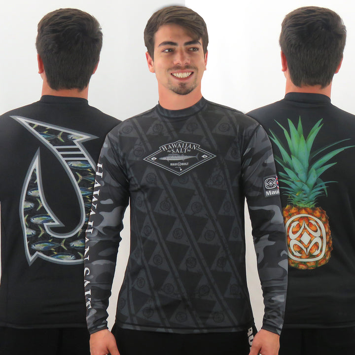 Lycra Rash Guard Maui Built Hawaii