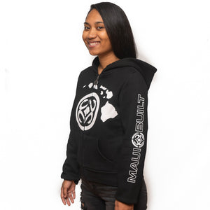 Maui Built Women's Hawaiian Isle Chain Logo Jacket