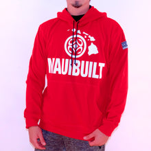 Load image into Gallery viewer, Maui Built Logo Pull Over Hoody Jacket - Red