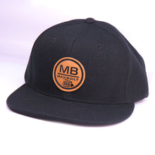 Load image into Gallery viewer, Maui Built Circle Patch Black Snapback Cap