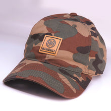 Load image into Gallery viewer, Maui Built Square Patch Green Camo Buckle Back Cap