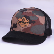 Load image into Gallery viewer, Maui Built Hex Patch Green Camo Mesback Cap