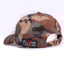 Load image into Gallery viewer, Maui Built Square Patch Green Camo Buckle Back Cap