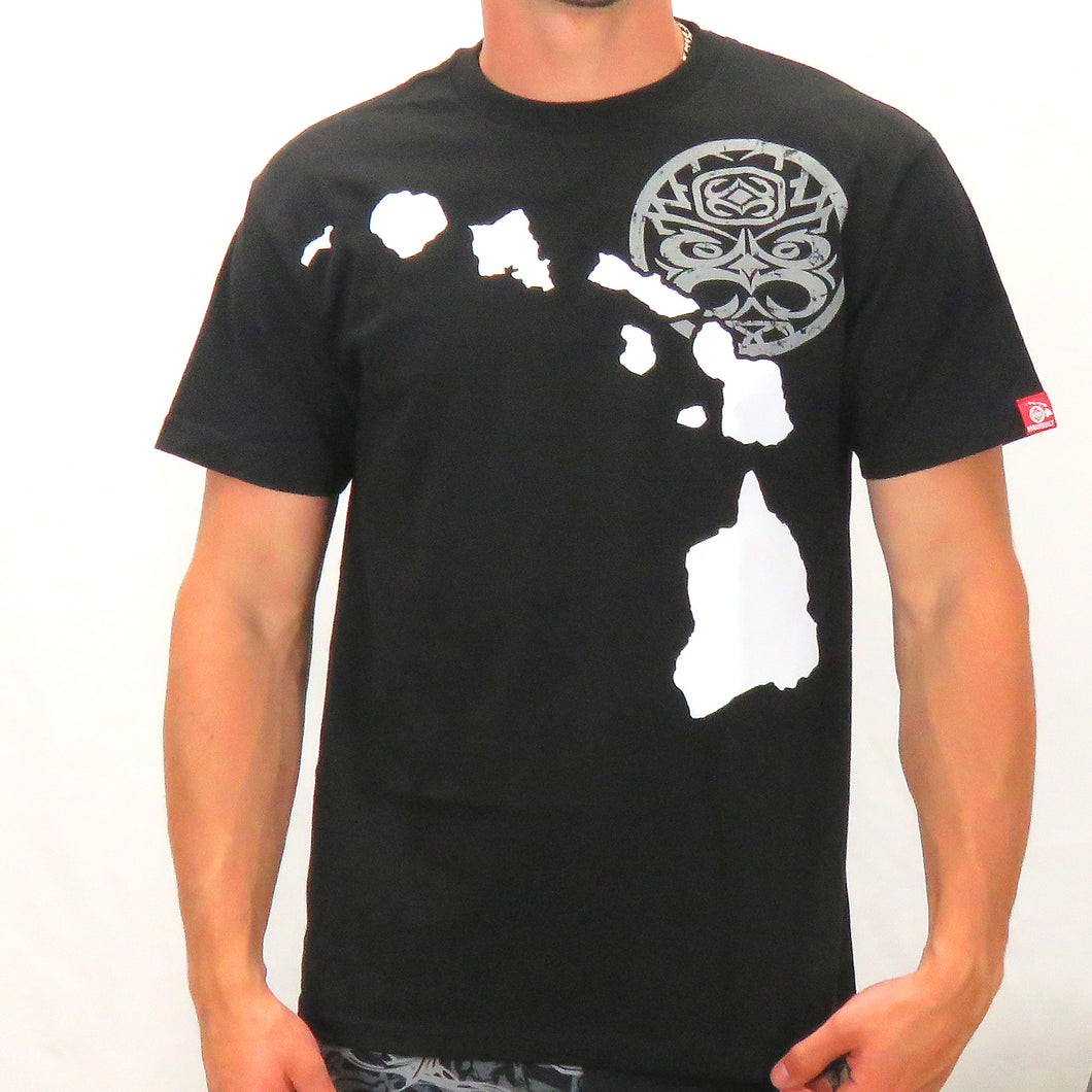 Maui Built Tiki Hawaiian Island Chain Classic Fit T-shirt