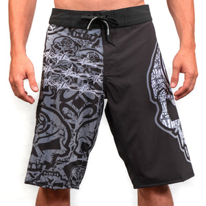 Maui Built Skull Logo Board Short