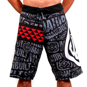 Maui Built Logo Tribal Board Short
