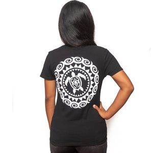 Maui Built Hawaiian Turtle Tribal Women's T-Shirt